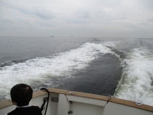 東京湾での海洋散骨