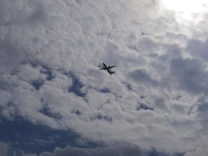 下地島空港沖合での散骨