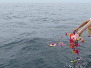 神奈川県の海での散骨