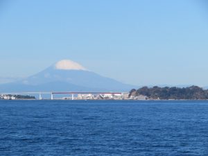 富士山と城ヶ島大橋