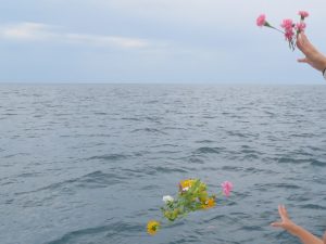 宮古島の海への散骨