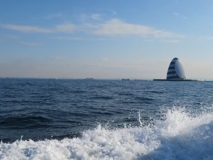 アクアライン風の塔海ほたる沖散骨