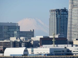 横浜と富士山と散骨
