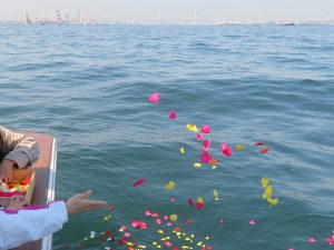 横浜の海へ散骨