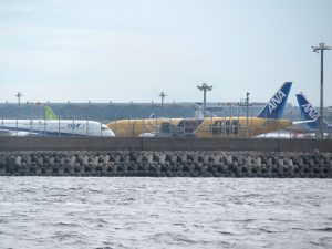 羽田空港沖の散骨