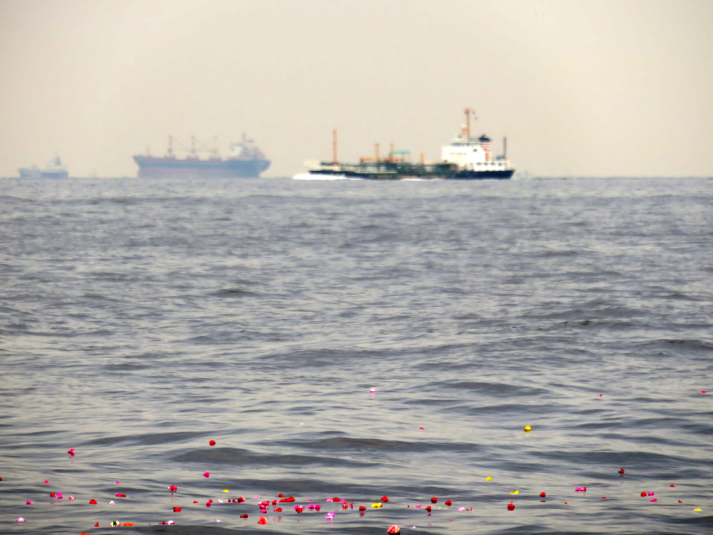 横浜ベイブリッジ沖散骨