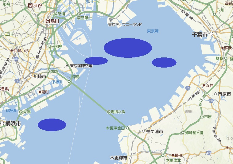 東京湾チャーター散骨海域